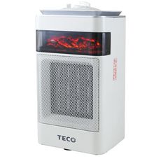 TECO東元 3D擬真火焰PTC陶瓷電暖器/冷暖風機(XYFYN4001CBW)