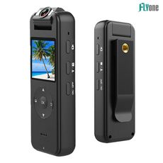 (送32GB)FLYone CS09 高清4K 補光夜視 180度旋轉鏡頭 WIFI微型警用密錄器