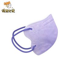 【健康天使】MIT醫用3D立體成人寬耳繩鬆緊帶口罩 紫色 30入/盒