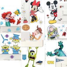 DISNEY迪士尼電源開關貼 貼紙 牆壁貼