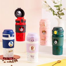 迪士尼 316不鏽鋼隨行杯 380ML 隨手杯 保溫杯 保溫壺 咖啡杯 米妮 艾莎 米奇 熊抱哥 唐