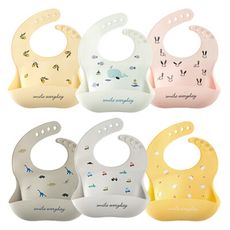 BabyPark 嬰幼兒食品級矽膠圍兜 圍兜兜