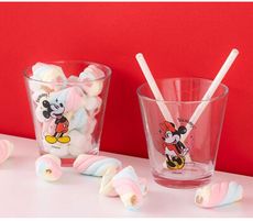 迪士尼 米奇米妮 260ml 杯子 玻璃杯 水杯 Mickey Minnie DISNEY