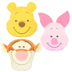 迪士尼 小熊維尼頭型抱枕 玩偶 玩具 枕頭 靠枕 Disney Winnie the pooh