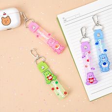 美國 CareBears 彩虹熊 矽膠吊飾 鑰匙圈 裝飾品 吊飾 手腕帶