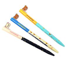 日本拉拉熊中性筆 San-X 懶懶熊 Rilakkuma 原子筆 黑色