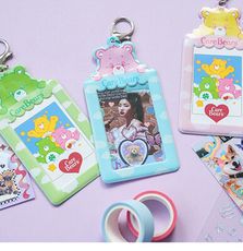 CareBears 彩虹熊 照片鑰匙圈 拍立得相框 吊飾 裝飾品 禮物 IG