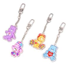 美國 CareBears 彩虹熊 鑰匙圈 吊飾 裝飾品 配件 拉鍊圈