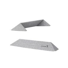 【海夫健康生活館】Backbone Meerkat-Plus™兩段式黏貼筆電架 布織銀灰