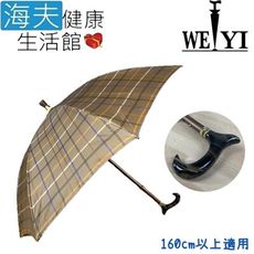 【海夫】Weiyi 志昌 壓克力 耐重抗風 高密度抗UV 鑽石傘 日系棕(JCSU-F02)