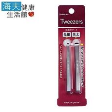 【海夫健康生活館】日本GB綠鐘 SE 細寬口毛拔二支組 雙包裝(SE-011)