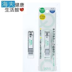 【海夫健康生活館】日本GB綠鐘 QQ 不鏽鋼 輕巧型指甲剪 雙包裝(QQ-100)