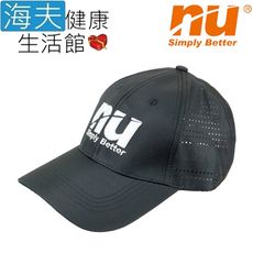 【海夫健康生活館】恩悠數位 NU 高爾夫球帽 黑底白字(9GC1700BBW0)