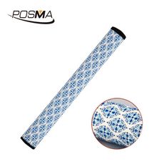 POSMA 高爾夫 PU球桿替換握把 10入組 藍色青花款 GRIP040A