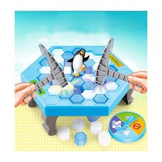 【17mall】企鵝破冰台兒童益智桌遊-敲冰磚拯救企鵝-款式隨機