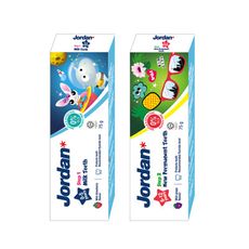【Jordan】清新水果味兒童牙膏(0-5歲/6-12歲)-2款任選