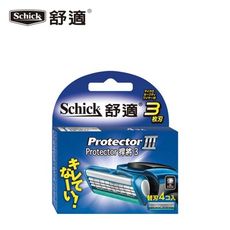 【Schick舒適】冰藍捍將3刀片