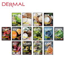 【DERMAL】超級食物面膜(多款任選) 韓國進口 保濕 精華 食物能量