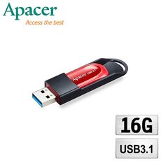 Apacer宇瞻  AH25A流線飛梭 USB 3.1高速隨身碟16GB