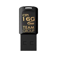 TEAM十銓科技 C171 琴鍵隨身碟16GB-黑