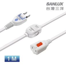 SANLUX台灣三洋-2PIN防脫落中繼線1M(SYPW-210A)