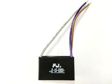 廠牌FJ 台灣製造 AC電容 運轉電容 6uf +6uf / 250v 方形塑膠帶線