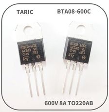 TARIC BTA08-600C 雙向可控矽晶閘管 8A 600V 廠牌ST