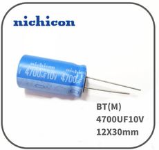 NICHICON 電解電容 音頻電容BT(M)系列,4700uF 10v,125度 ,1入