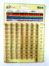 KT201  1/2w 1Ω~10MΩ 電阻板
