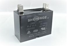 SHENGE 運轉電容 8uf 250V 端子型 帶耳固定座