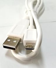 microUSB 供電線/充電線 線長102公分 白色