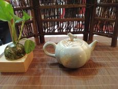 [千紅一品茶]全手工柴燒紫泥柿子茶壺 自然落灰過濾小茶壺功夫茶具