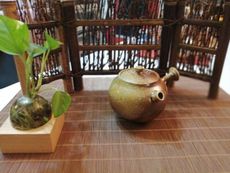 [千紅一品茶]全手工壺小側把急須柴燒茶壺 自然落灰過濾小茶壺功夫茶具