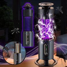 紫光智慧補蚊燈 CO2誘蚊 UV滅蚊 夜燈模式 可吊掛桌立【178小舖】電擊式滅蚊燈 充電式捕蚊器