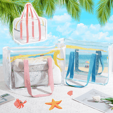 透明沙灘包【178小舖】海灘包 沙灘包 游泳包 游泳袋 透明包 透明防水袋 游泳防水包 透明防水包