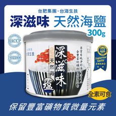 台肥集團 台海生技 深滋味鹽 天然海鹽(300g/罐)