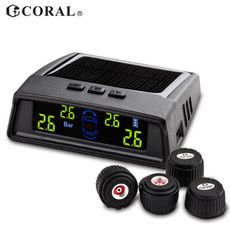 CORAL TPMS-406 無線太陽能胎外式胎壓偵測器-無線傳輸技術