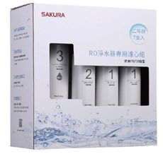 【SAKURA櫻花】F0193 RO淨水器專用濾心7支入(P0230二年份) F0161/F0151