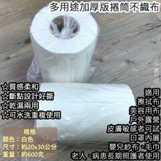 【昇隆布行】圓筒水針不織布 多用途 擦拭紙 厚版滾筒型 2入/組 台灣製