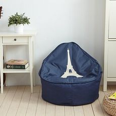 【班尼斯】法國巴黎鐵塔圓手懶骨頭沙發/兒童椅/兒童沙發/懶人沙發