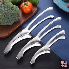 【現貨+台灣出貨】韓式牛角烤肉夾 立架式 不銹鋼烤肉夾 燒烤夾 料理夾 調理夾 寬夾 肉片夾 日式烤