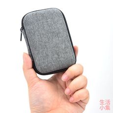 【現貨+台灣出貨】多功能環保收納包 硬殼收納 耳機收納 充電線收納 化妝品收納 外出收納 防水袋 3