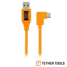 【TETHER TOOLS】CUCRT02-ORG USB 轉 USB-C 直角 傳輸線 0.5M