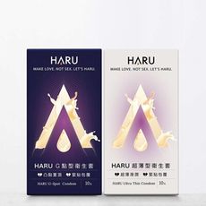 HARU 輕薄/G點 保險套綜合組 (輕薄型10入+G點型10入)