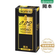 岡本．002HYDRO水感勁薄保險套（6入）