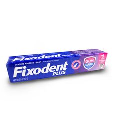 【美國 Fixodent】假牙黏著劑 Fixodent PLUS 特黏 (57g/條)