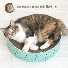 韓國【ParisCat】圓形雙面貓抓板