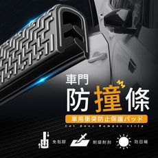 【U型鋼片雙重防護】車門防撞條 5M　HCI9B1