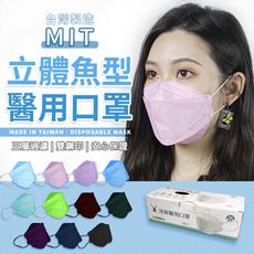 【台灣製 3D立體口罩】淨新口罩 魚型口罩 25入/盒 3D口罩 成人口罩 醫用口罩 TNHB71