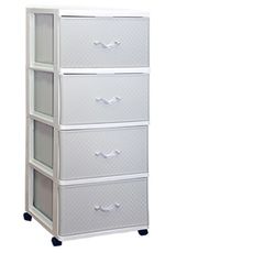 真心良品   KEYWAY聯府     米其林 特大深型四層櫃(附輪)200L